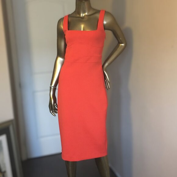 MARCIANO 🍊 "Caroline" Sleeveless Body-Con Scuba Dress - Picture 2 of 15